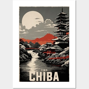 Chiba Japan Vintage Poster Tourism Posters and Art